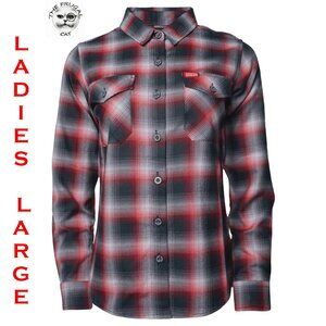 DIXXON FLANNEL - EQUALIZER  Flannel Shirt - Women's Large
